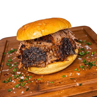 Brisket Burnt Ends Sandwich